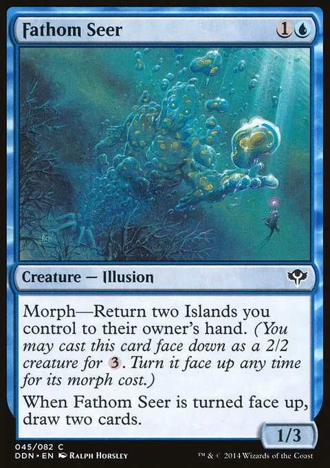 Fathom Seer, Duel Decks: Speed vs. Cunning #45, Magic: The Gathering card