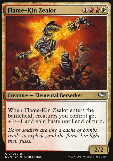 Flame-Kin Zealot, Duel Decks: Speed vs. Cunning #17, Magic: The Gathering card