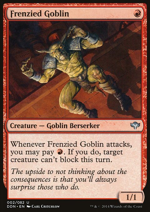 Frenzied Goblin, Duel Decks: Speed vs. Cunning #2, Magic: The Gathering card