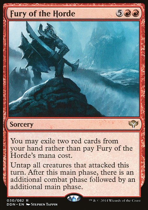 Fury of the Horde, Duel Decks: Speed vs. Cunning #30, Magic: The Gathering card