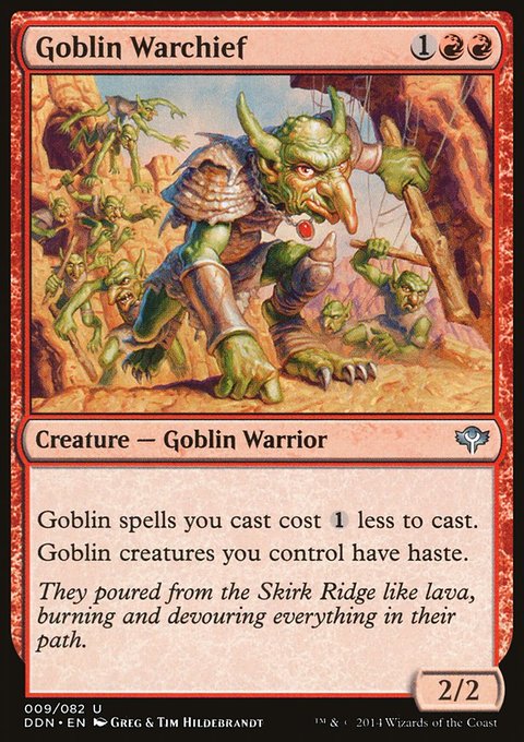 Goblin Warchief, Duel Decks: Speed vs. Cunning #9, Magic: The Gathering card