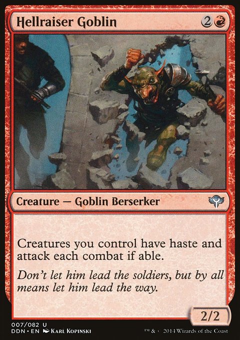 Hellraiser Goblin, Duel Decks: Speed vs. Cunning #7, Magic: The Gathering card