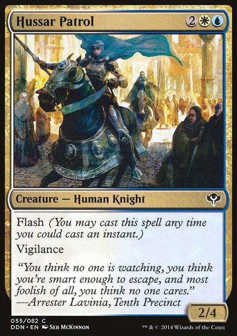 Hussar Patrol, Duel Decks: Speed vs. Cunning #55, Magic: The Gathering card