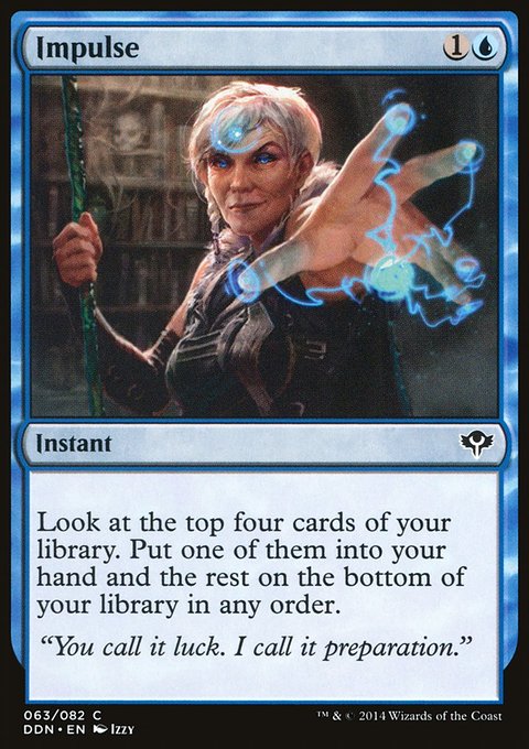 Impulse, Duel Decks: Speed vs. Cunning #63, Magic: The Gathering card