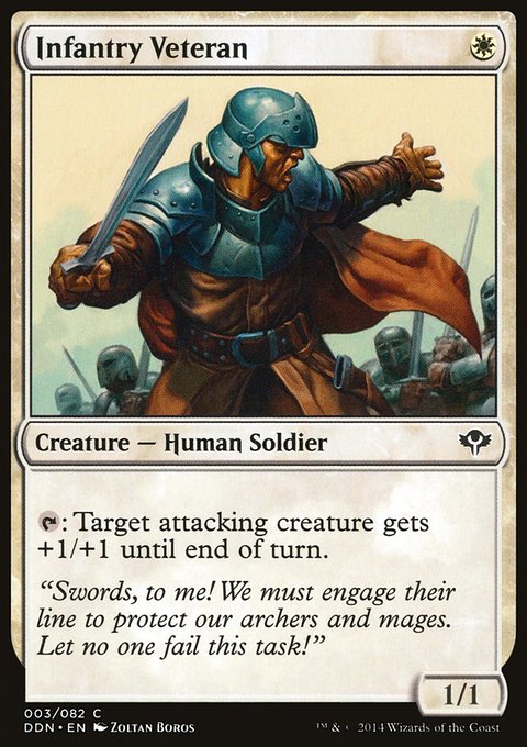 Infantry Veteran, Duel Decks: Speed vs. Cunning #3, Magic: The Gathering card