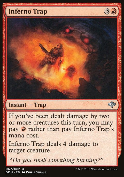 Inferno Trap, Duel Decks: Speed vs. Cunning #67, Magic: The Gathering card