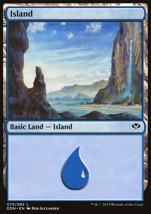Island, Duel Decks: Speed vs. Cunning #75, Magic: The Gathering card