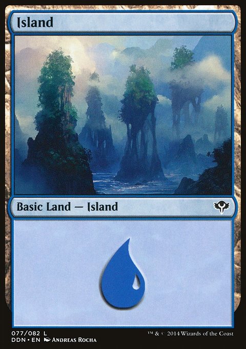 Island, Duel Decks: Speed vs. Cunning #77, Magic: The Gathering card