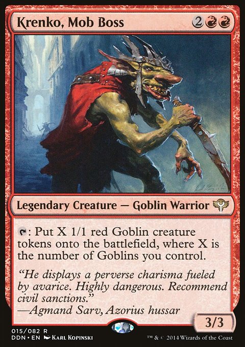 Krenko, Mob Boss, Duel Decks: Speed vs. Cunning #15, Magic: The Gathering card