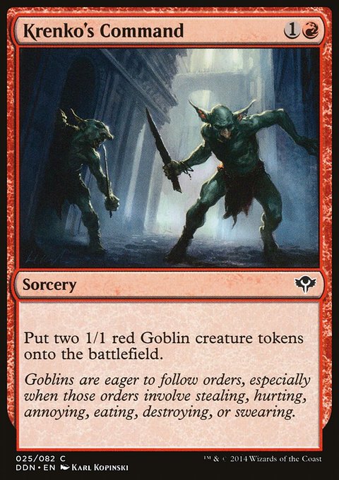 Krenko's Command, Duel Decks: Speed vs. Cunning #25, Magic: The Gathering card