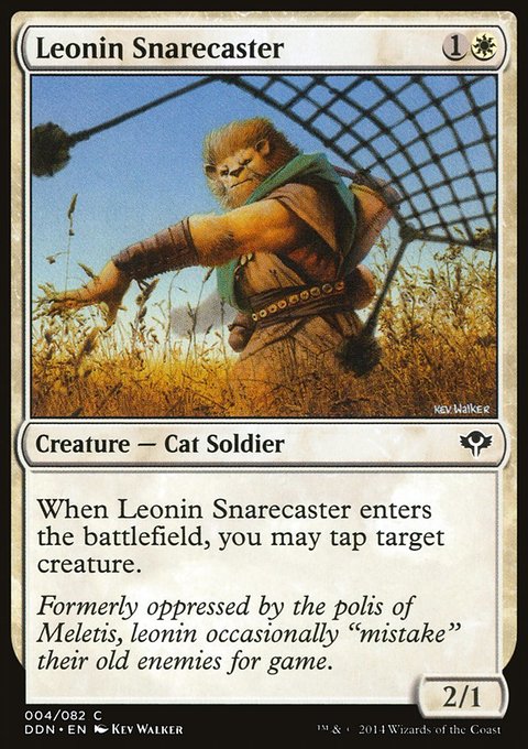 Leonin Snarecaster, Duel Decks: Speed vs. Cunning #4, Magic: The Gathering card