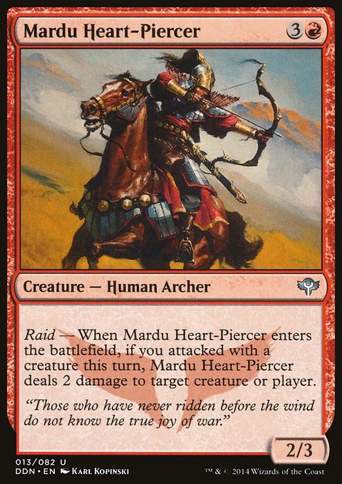 Mardu Heart-Piercer, Duel Decks: Speed vs. Cunning #13, Magic: The Gathering card