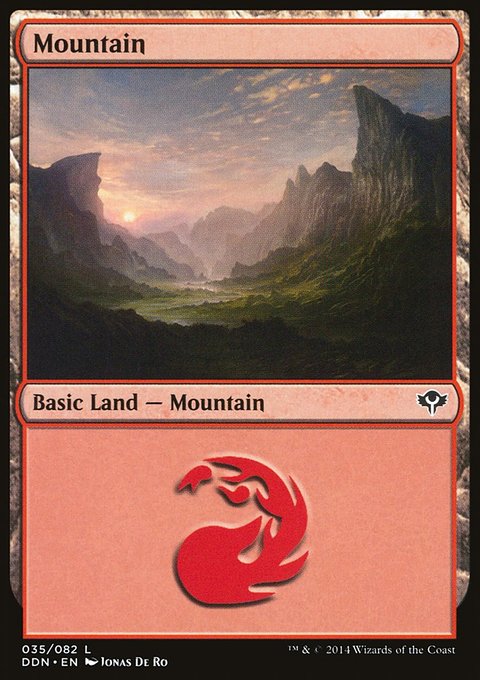 Mountain, Duel Decks: Speed vs. Cunning #35, Magic: The Gathering card