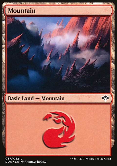 Mountain, Duel Decks: Speed vs. Cunning #37, Magic: The Gathering card