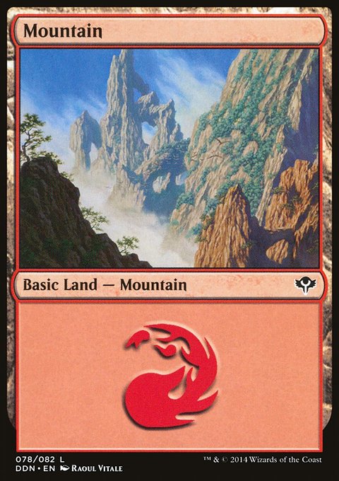 Mountain, Duel Decks: Speed vs. Cunning #78, Magic: The Gathering card