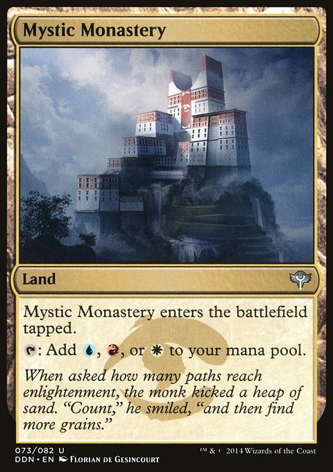 Mystic Monastery, Duel Decks: Speed vs. Cunning #73, Magic: The Gathering card