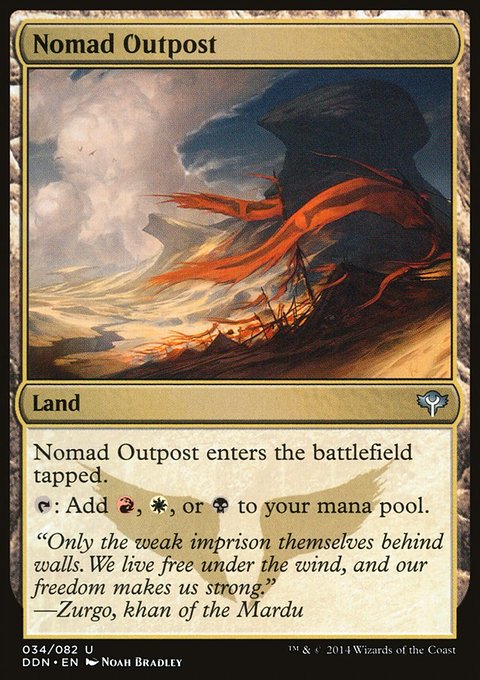 Nomad Outpost, Duel Decks: Speed vs. Cunning #34, Magic: The Gathering card