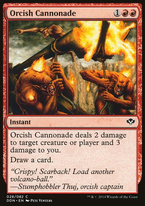 Orcish Cannonade, Duel Decks: Speed vs. Cunning #28, Magic: The Gathering card