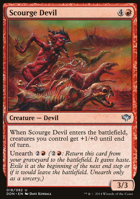 Scourge Devil, Duel Decks: Speed vs. Cunning #18, Magic: The Gathering card