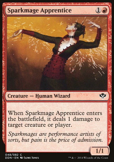 Sparkmage Apprentice, Duel Decks: Speed vs. Cunning #48, Magic: The Gathering card