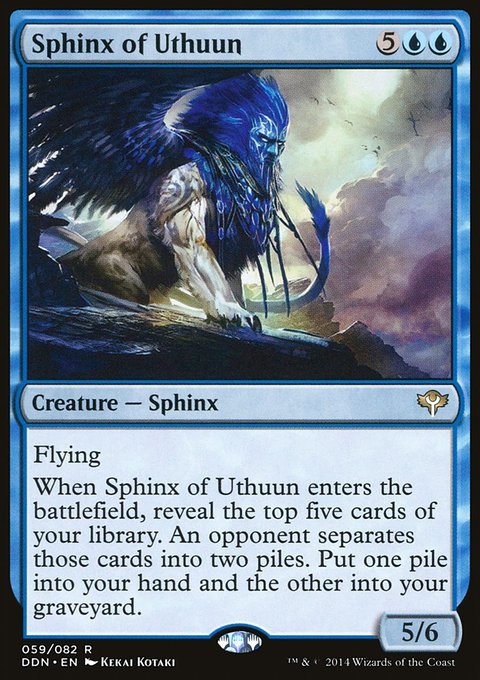Sphinx of Uthuun, Duel Decks: Speed vs. Cunning #59, Magic: The Gathering card
