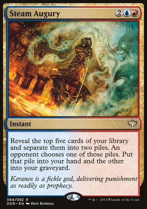Steam Augury, Duel Decks: Speed vs. Cunning #68, Magic: The Gathering card