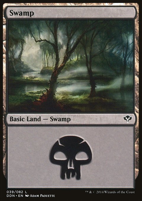Swamp, Duel Decks: Speed vs. Cunning #39, Magic: The Gathering card