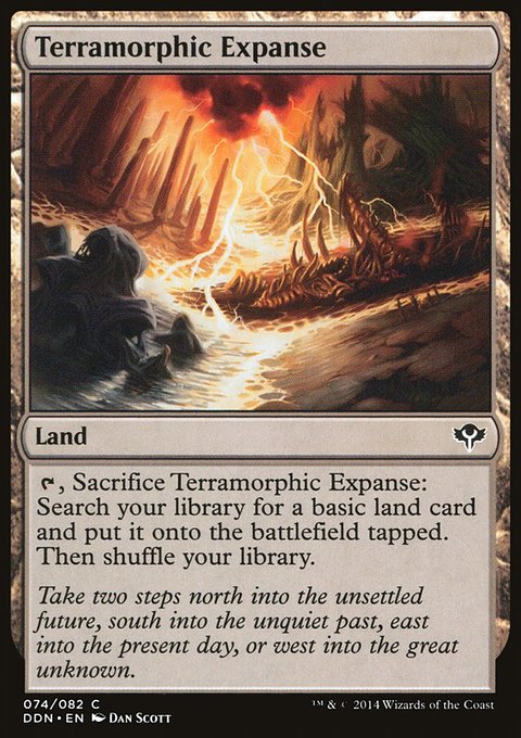 Terramorphic Expanse, Duel Decks: Speed vs. Cunning #74, Magic: The Gathering card