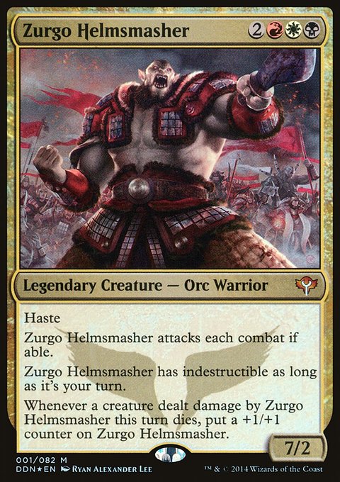 Zurgo Helmsmasher, Duel Decks: Speed vs. Cunning #1, Magic: The Gathering card