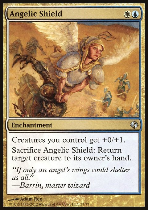 Angelic Shield, Duel Decks: Venser vs. Koth #27, Magic: The Gathering card