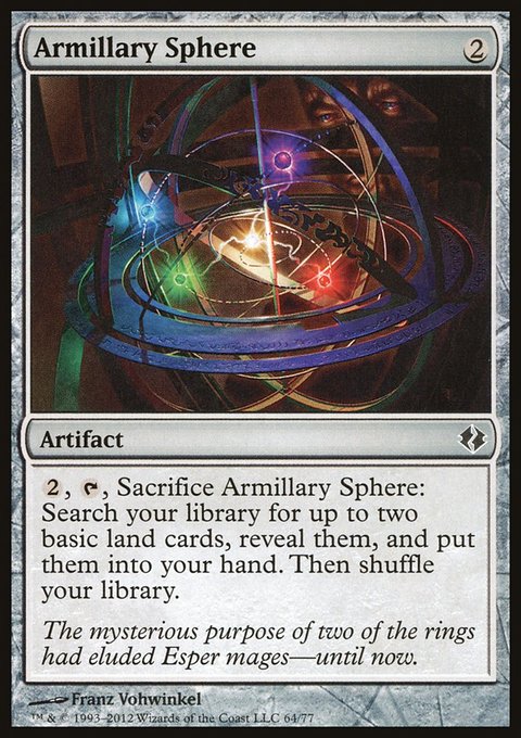 Armillary Sphere, Duel Decks: Venser vs. Koth #64, Magic: The Gathering card