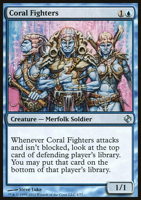 Coral Fighters, Duel Decks: Venser vs. Koth #4, Magic: The Gathering card