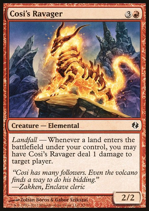 Cosi's Ravager, Duel Decks: Venser vs. Koth #52, Magic: The Gathering card