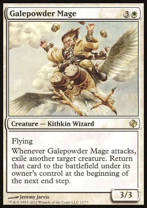 Galepowder Mage, Duel Decks: Venser vs. Koth #12, Magic: The Gathering card