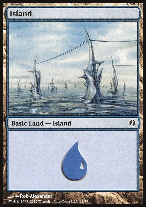 Island, Duel Decks: Venser vs. Koth #41, Magic: The Gathering card