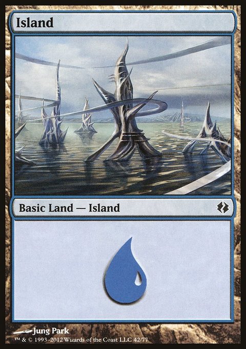 Island, Duel Decks: Venser vs. Koth #42, Magic: The Gathering card