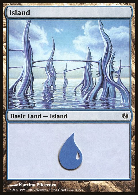 Island, Duel Decks: Venser vs. Koth #43, Magic: The Gathering card