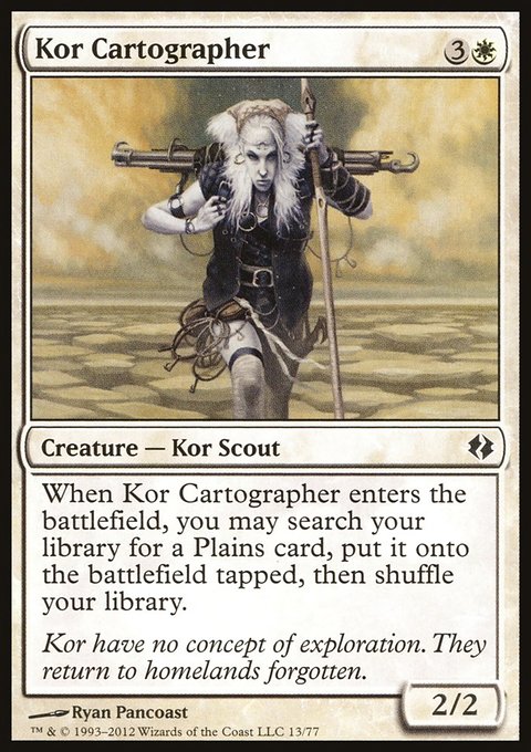 Kor Cartographer, Duel Decks: Venser vs. Koth #13, Magic: The Gathering card
