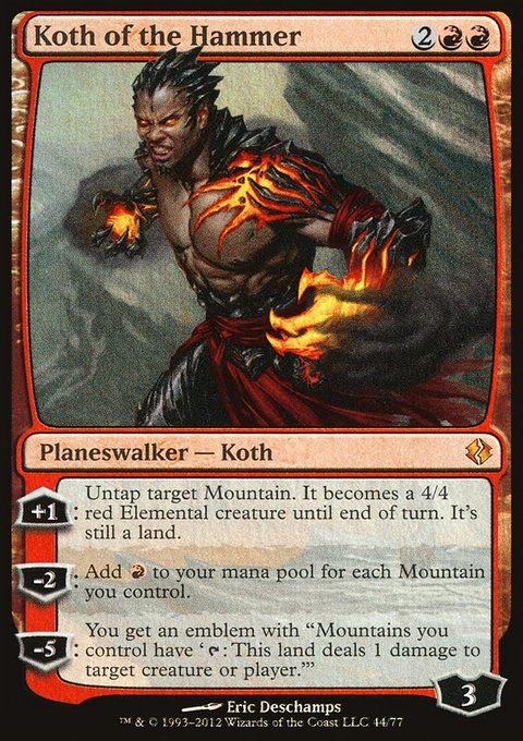 Koth of the Hammer, Duel Decks: Venser vs. Koth #44, Magic: The Gathering card