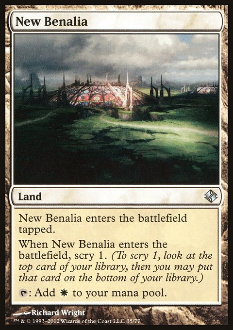 New Benalia, Duel Decks: Venser vs. Koth #35, Magic: The Gathering card