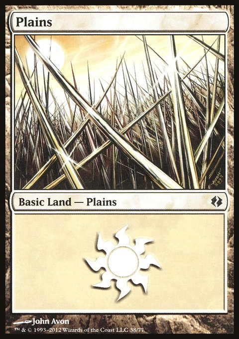 Plains, Duel Decks: Venser vs. Koth #38, Magic: The Gathering card