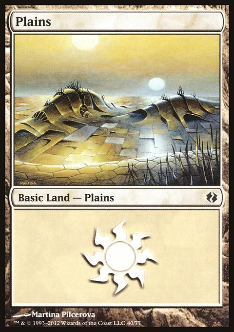 Plains, Duel Decks: Venser vs. Koth #40, Magic: The Gathering card