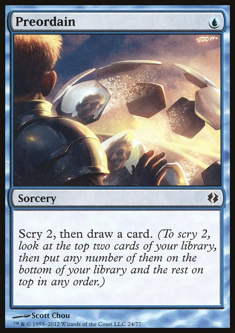 Preordain, Duel Decks: Venser vs. Koth #24, Magic: The Gathering card