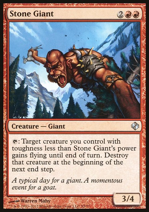 Stone Giant, Duel Decks: Venser vs. Koth #55, Magic: The Gathering card