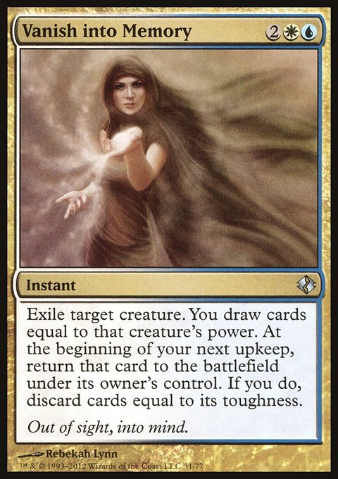 Vanish into Memory, Duel Decks: Venser vs. Koth #31, Magic: The Gathering card