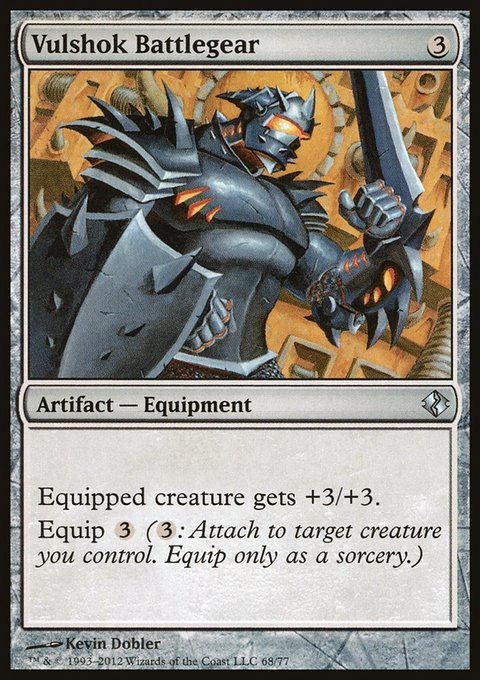 Vulshok Battlegear, Duel Decks: Venser vs. Koth #68, Magic: The Gathering card