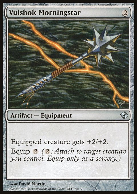 Vulshok Morningstar, Duel Decks: Venser vs. Koth #66, Magic: The Gathering card