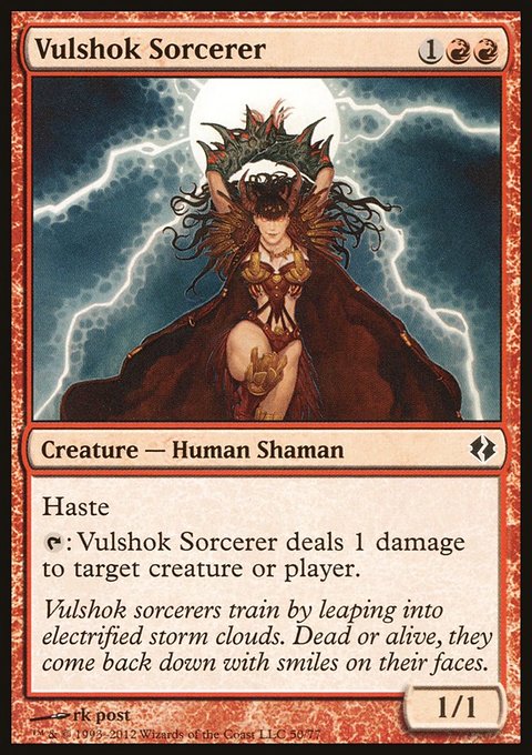 Vulshok Sorcerer, Duel Decks: Venser vs. Koth #50, Magic: The Gathering card