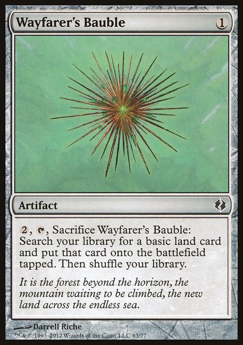 Wayfarer's Bauble, Duel Decks: Venser vs. Koth #63, Magic: The Gathering card