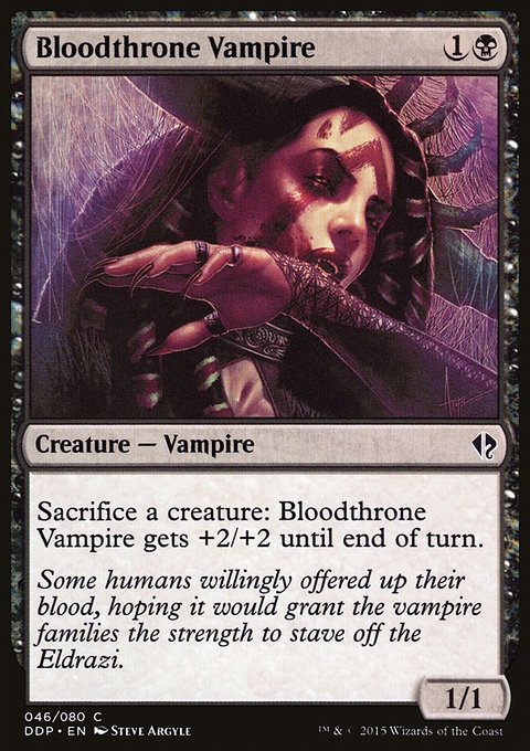 Bloodthrone Vampire, Duel Decks: Zendikar vs. Eldrazi #46, Magic: The Gathering card